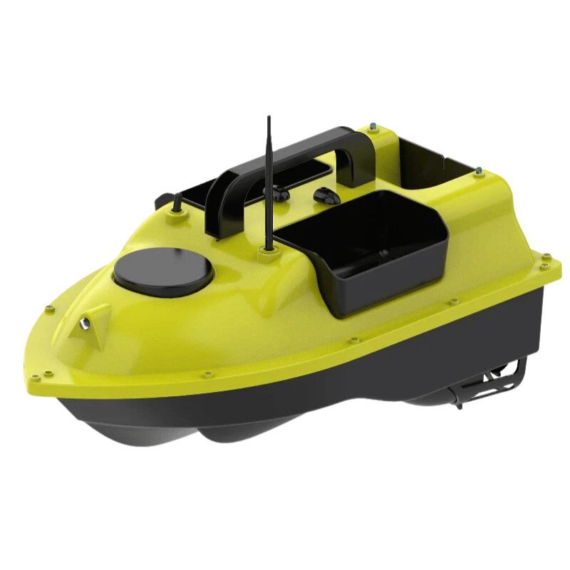 Bateau a appât jaune 